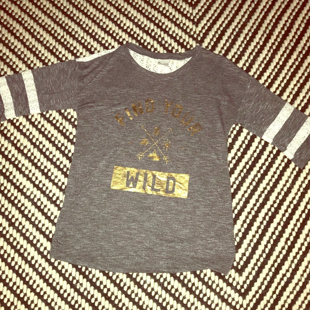 ⛺️”Find Your Wild” Quarter Length Sleeve Tee☀️⛰